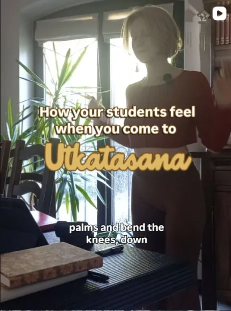 Publication Instagram : Utkatasana